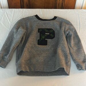 POLO RALPH LAUREN BOYS CREWNECK SWEATSHIRT 4t Plaid Patch